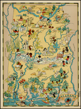 South and Southeast Map By Ruth Taylor White