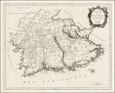 Nouvelle Carte de L'Istrie Suivant le Plan dresse sur les lieux . . . 1780