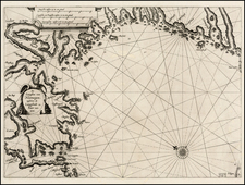 Scandinavia and Norway Map By Willem Janszoon Blaeu