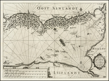 Russia and Baltic Countries Map By Willem Janszoon Blaeu