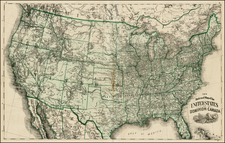 United States Map By H.H. Lloyd