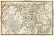 Mid-Atlantic Map By William Rand  &  Andrew McNally