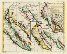 Baja California and California Map By Denis Diderot / Didier Robert de Vaugondy