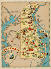 New England and Mid-Atlantic Map By Ruth Taylor White