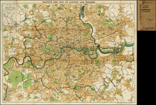 British Isles Map By G.W. Bacon & Co.