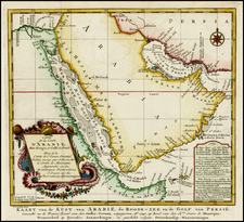 Middle East Map By J.V. Schley