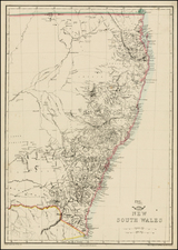 Australia Map By Edward Weller