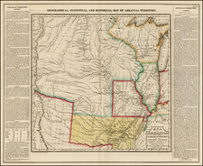 Texas, Midwest, Plains, Southwest and Rocky Mountains Map By Henry Charles Carey  &  Isaac Lea