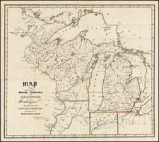 Midwest Map By David Hugh Burr