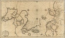 Russia, Scandinavia, Iceland, Canada and Balearic Islands Map By J.F. Bernard