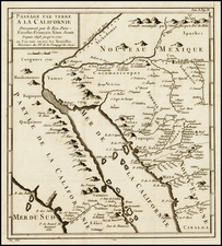 Southwest, Mexico, Baja California and California Map By Fr. Eusebio Kino