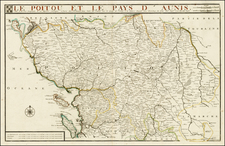 France Map By Nicolas de Fer / Jacques-Francois Benard