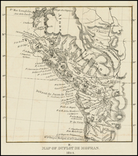 Washington and Canada Map By United States GPO