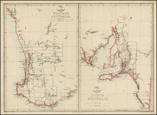 Australia Map By Edward Weller