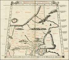 Poland, Russia, Ukraine, Baltic Countries and Scandinavia Map By Bernardus Sylvanus