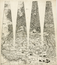 Europe, Russia, Ukraine, Spain, Mediterranean, Scandinavia, Iceland, Africa, Africa, Egypt, North Africa, East Africa, West Africa, African Islands, including Madagascar and Balearic Islands Map By Johann Friedrich Endersch