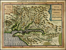 Mid-Atlantic and Southeast Map By Johannes Cloppenburg