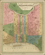 Mid-Atlantic Map By Thomas Gamaliel Bradford