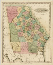 Southeast Map By Fielding Lucas Jr.