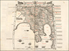 Indian Ocean, India, Southeast Asia and Thailand, Cambodia, Vietnam Map By Bernardus Sylvanus