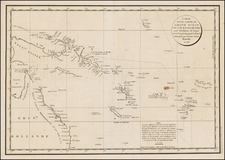 Southeast Asia, Other Islands, Australia and Other Pacific Islands Map By Jean Francois Galaup de La Perouse