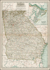 Southeast Map By The Century Company