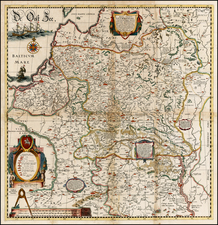 Poland, Russia, Ukraine and Baltic Countries Map By Willem Janszoon Blaeu / Hessel Gerritsz