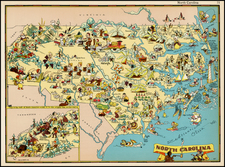 Southeast Map By Ruth Taylor White