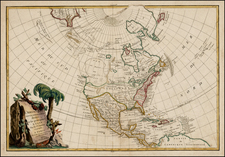 North America Map By Jean Janvier