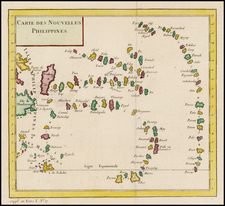 Philippines, Other Islands and Other Pacific Islands Map By Jacques Nicolas Bellin