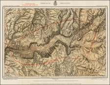 California Map By George M. Wheeler / U.S. Geographical Survey