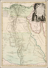 Egypt Map By Jean Lattré