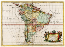 South America Map By Giacomo Giovanni Rossi