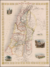 Holy Land Map By John Tallis