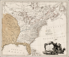 United States Map By William Faden