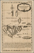 South America and Pacific Map By Emanuel Bowen