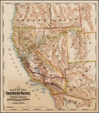 California Map By F. T. Newbery