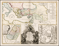 Turkey, Middle East, Holy Land, Turkey & Asia Minor and Balearic Islands Map By Gilles Robert de Vaugondy