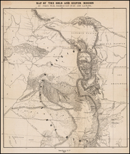 Rocky Mountains and Colorado Map By Sower Barnes & Co.