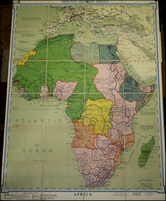 Africa and Africa Map By Denoyer
