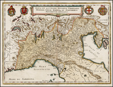 Italy Map By Matthaus Merian