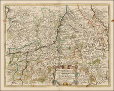 Belgium Map By Nicolas de Fer