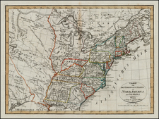 United States, South, Texas, Midwest and Plains Map By Weimar Geographische Institut