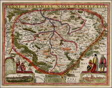 Czech Republic & Slovakia Map By Johannes Cloppenburg