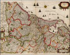 Netherlands Map By Frederick De Wit