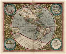 World, Western Hemisphere, Polar Maps, South America and America Map By Michael Mercator