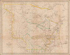 Midwest Map By David Hugh Burr