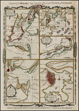 New England, Southeast and North America Map By Thomas Conder