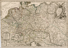 Netherlands, Austria, Poland, Hungary, Czech Republic & Slovakia and Germany Map By Guillaume Danet