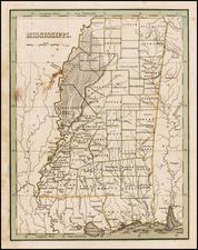 South Map By Thomas Gamaliel Bradford